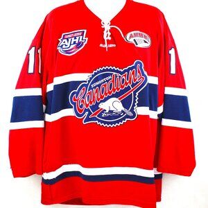 Bauer Edmonton Canadians AJHL Junior Hockey Team Jersey (L)